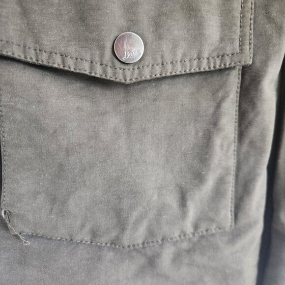 G.H. BASS & Co olive green winter coat size M - Picture 5 of 5